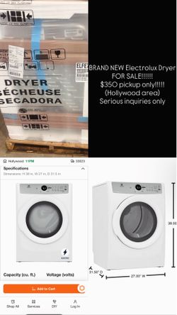 BRAND NEW Electrolux Dryer