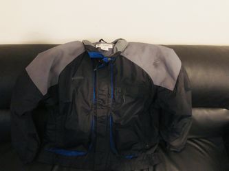 Columbia Men's XXL Black Powder Keg Outer Shell Nylon Jacket Radial Sleeve