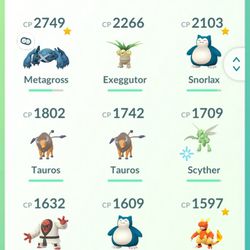 Super Rare Pokémon Go Account I Have 274 Out For 300 Shoot Me An Offer I Accept Trades For Tons Of Fake Pokémon Cards Or Money