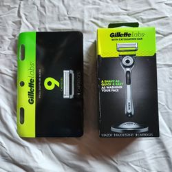 Gillette Labs 11 Cartridges And Razor New