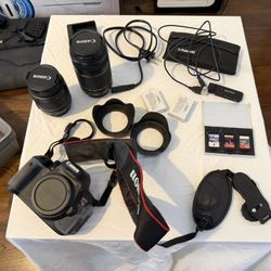 Canon Rebel T4i - Two lenses - Manfrotto Backpack