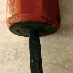 Vintage lobster Bowie original red/black wooden 21 inches long 5 1/2 inches wide