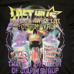 Lost Hills X Awful Lot Of Cough Syrup Skull Tee