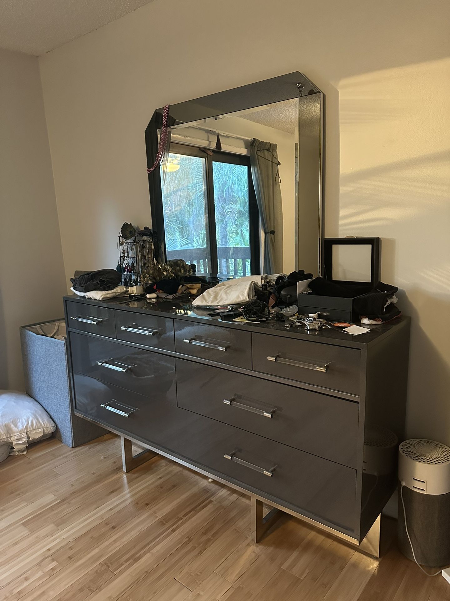 City Furniture - Cortina Dresser & Mirror