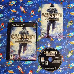 Call Of Duty World at War Final Fronts Edition Sony PlayStation 2 PS2 Complete CIB