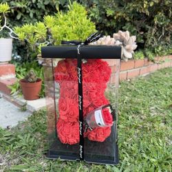  Flower Bear For Valentines Day