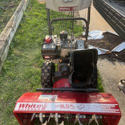 White Outdoors Snow Blower 