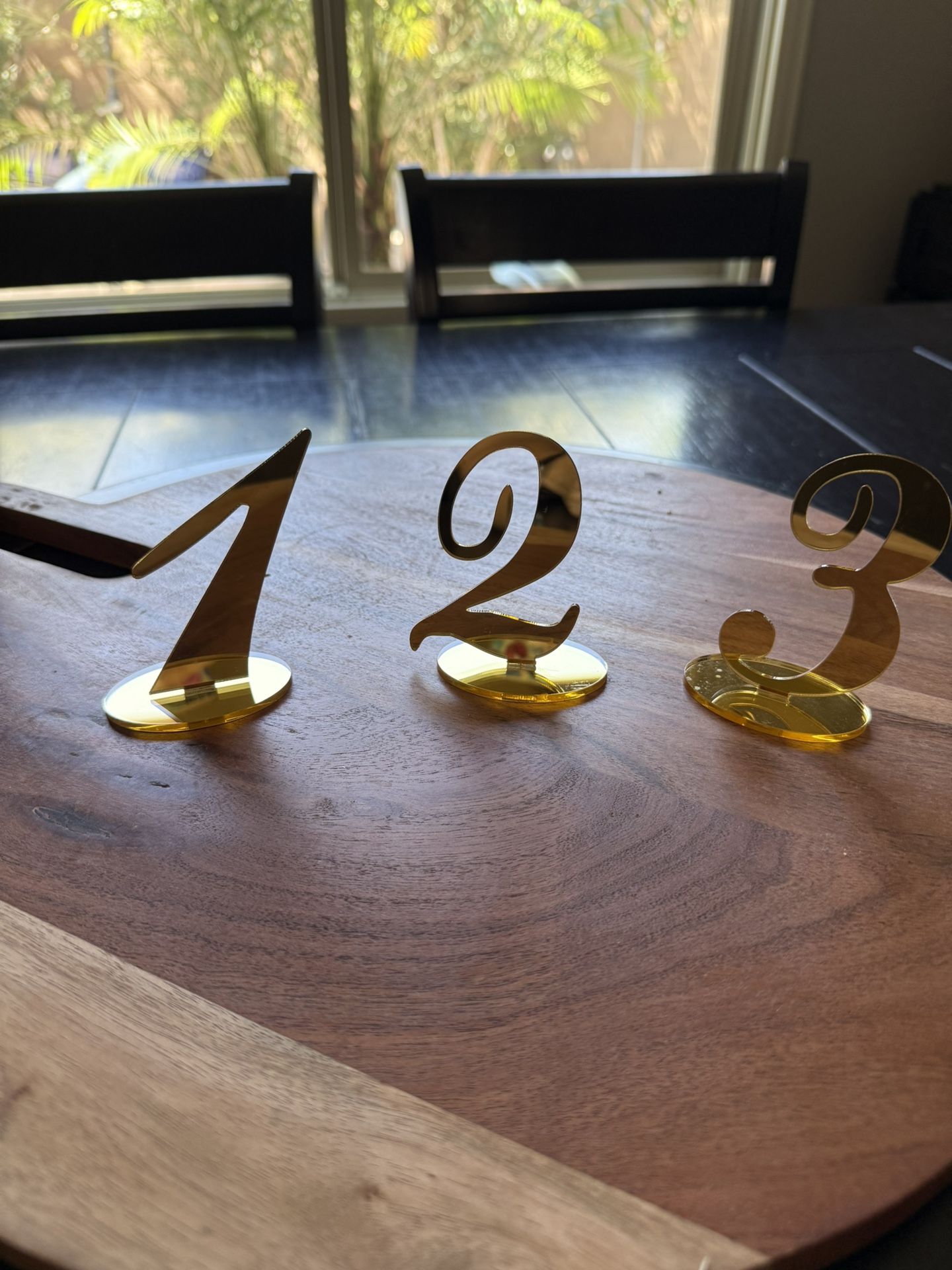 Wedding or Party Table Numbers