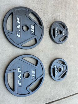 CAP Olympic Weight Plates Set 45lb and 25lb