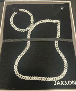 Jaxxon 8mm chain and bracelet