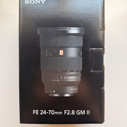 Sony FE 24-70mm F2.8 GM II - New Open Box - Unused