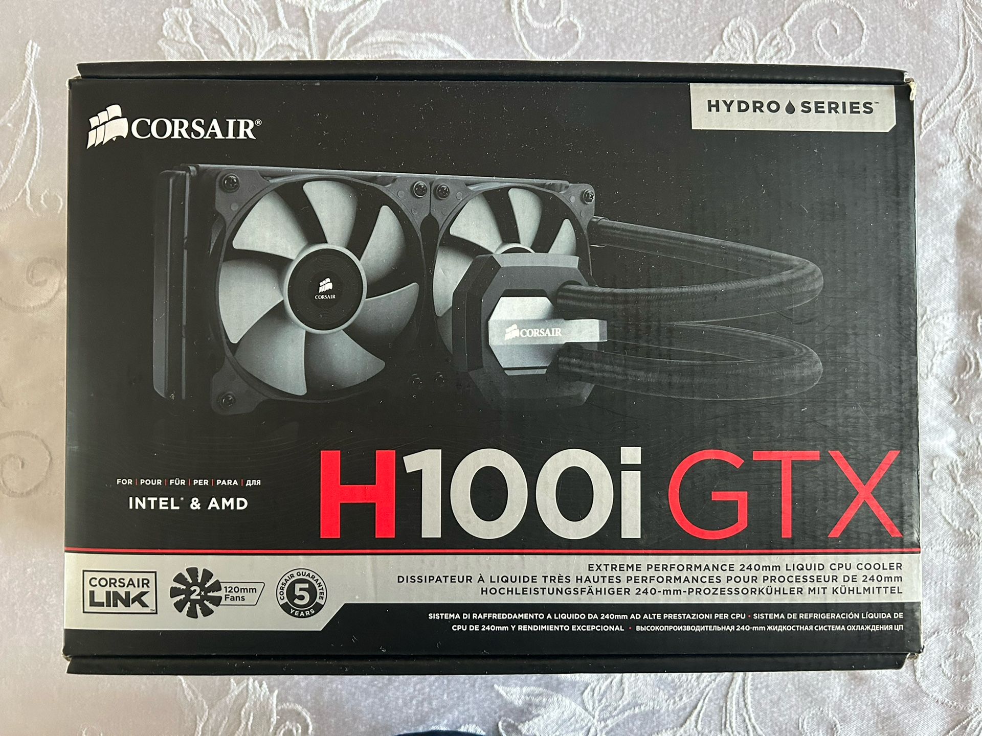 Corsair H100i GTX AIO Cooler