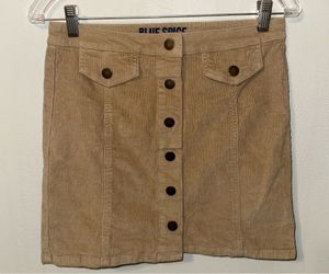 Brown Corduroy Skirt