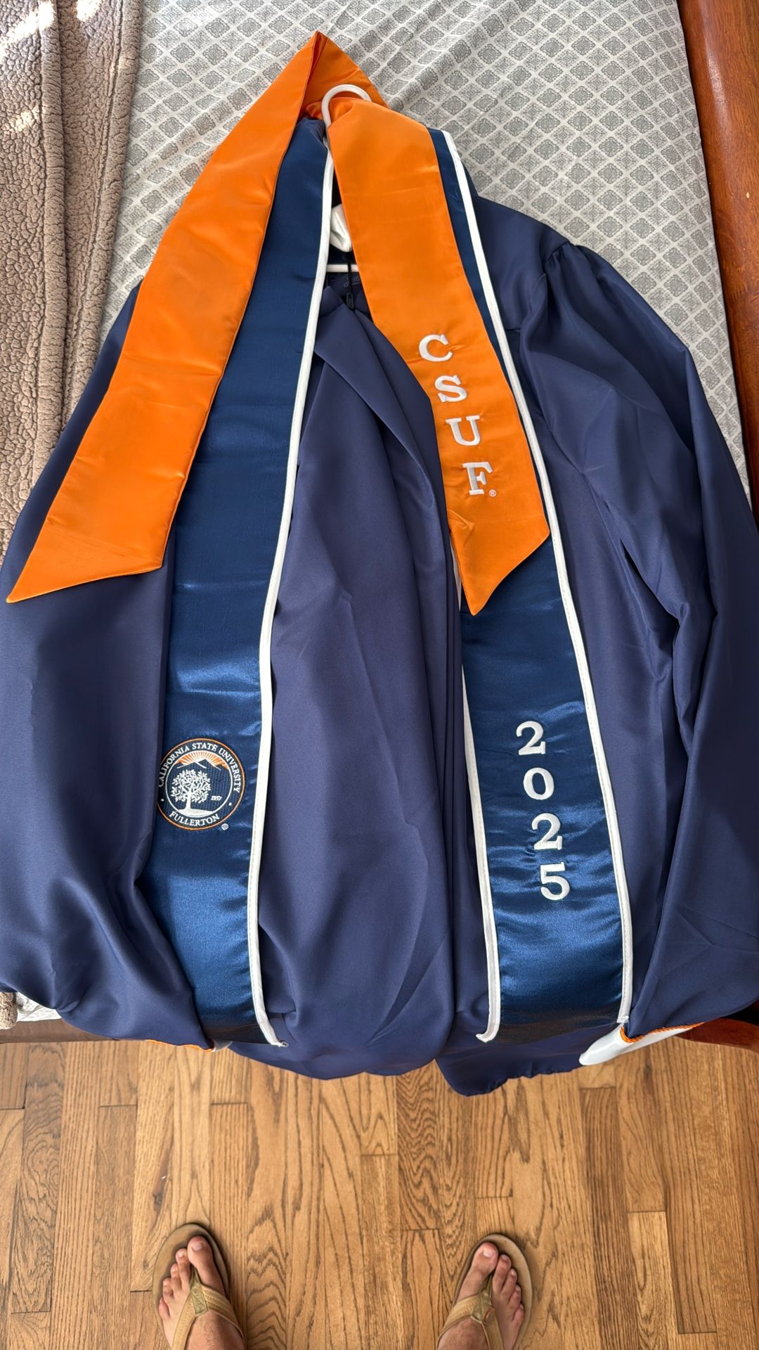 CSUF Masters Degree Graduation Gown