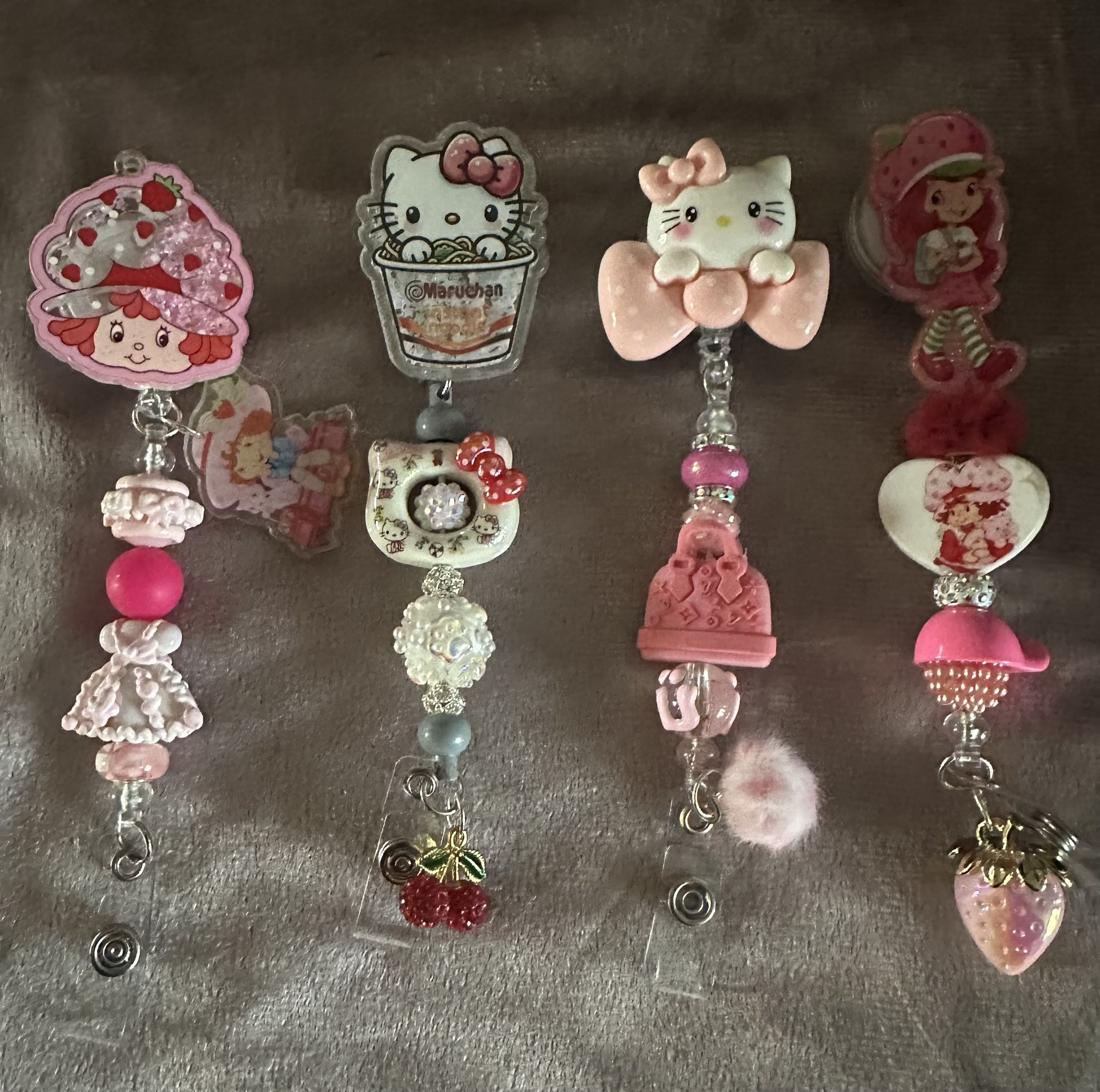 Glitter BADGE ACRYLICS $15 