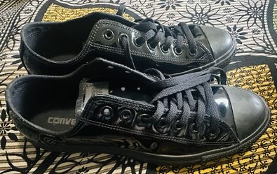 Converse chuck taylor all star lo patent sneaker cheap