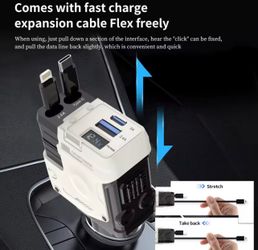 4 In 1 Smart Car Charger 