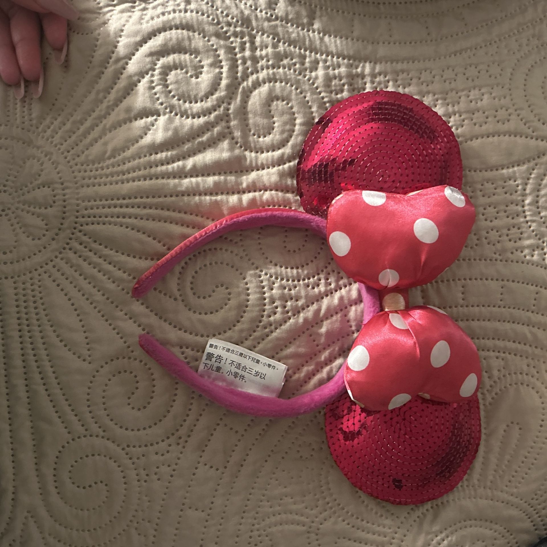 Minnie mouse ears headband