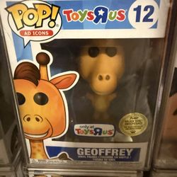 Geoffrey toysrus 12 funko pop new