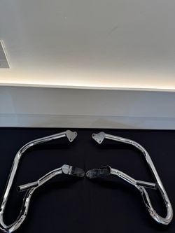Softail Rear Bags for Softail with Bag Rails