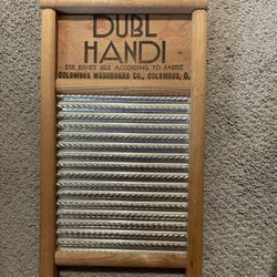 Vintage DUBL HANDI Washboard – Columbus Washboard Co.