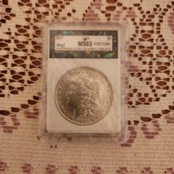 Ms 65 1887 Silver Coin