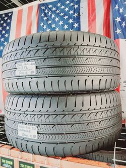 ✅ 2 USED TIRES 265/40/ZR20 GOODYEAR EAGLE SPORT ALL-SEASON  Ultra High Performance All-Season Tires 265/40R20