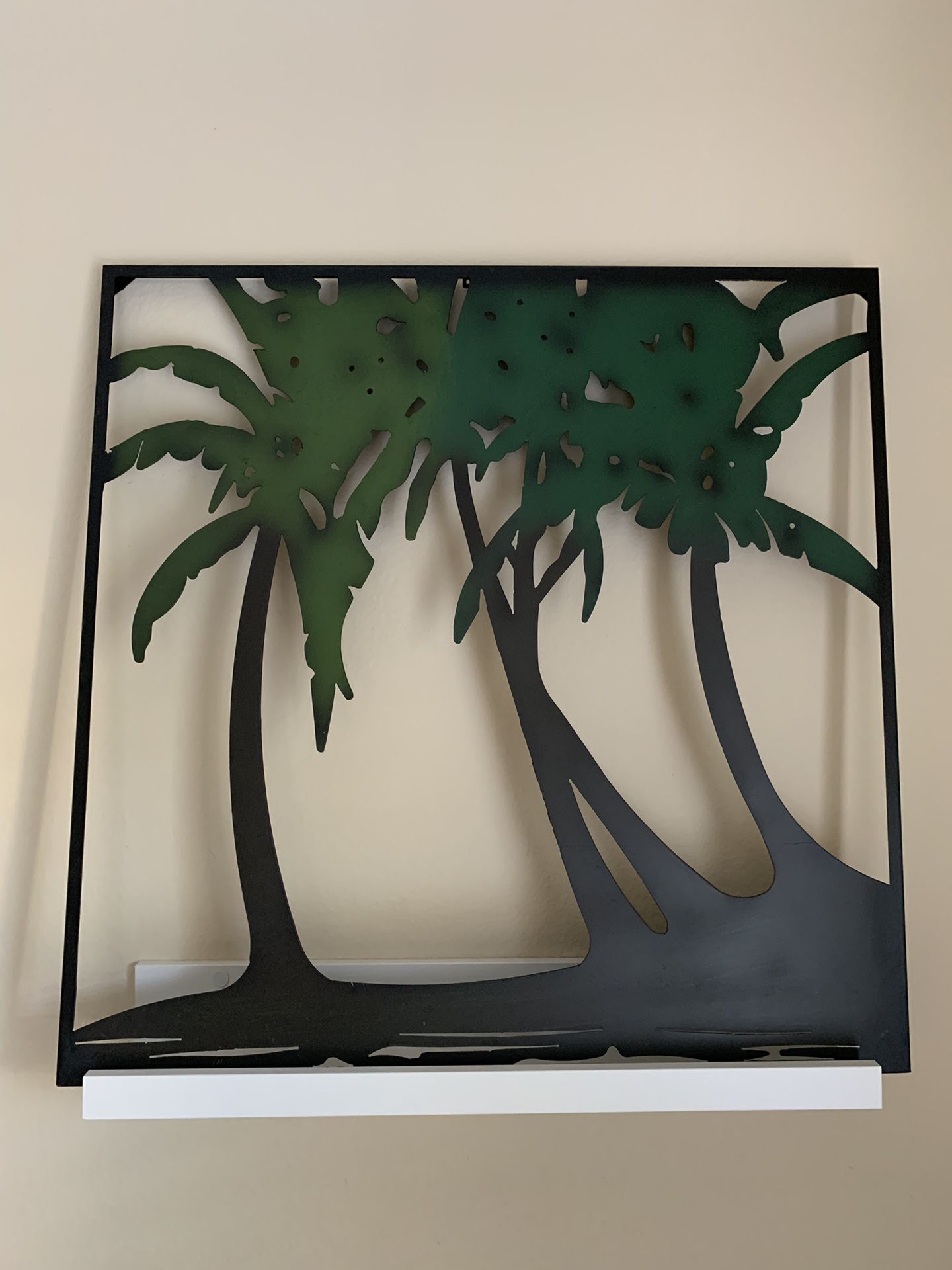 Palm Trees Wall Art - Metal