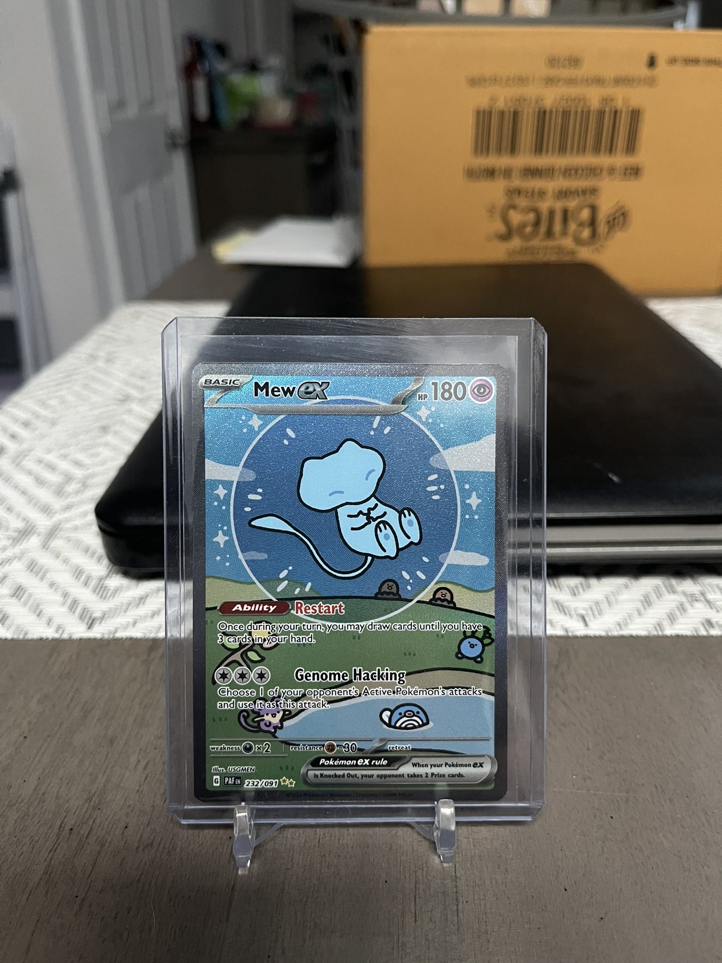 Paldean Fates 232/091 Bubble Mew EX SIR