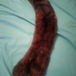 Fur Pelt With Silk