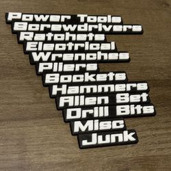 Magnetic Toolbox Labels