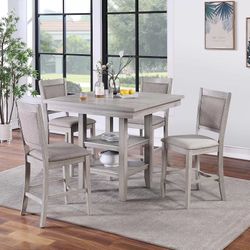 5 Piece Table Set (melamine Top)