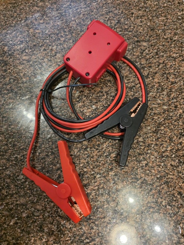 Car jumper cables compatible with Milwaukee M18 batteries starter jump start