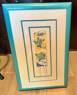 Paul Brent Framed Print Sea Turtle Hatching & Traveling To Sea 1991