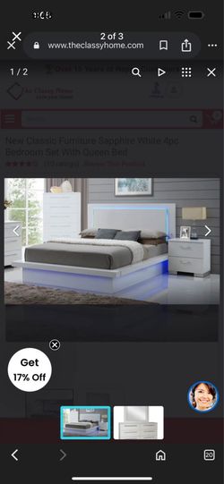 Alex furniture bedroom set 4 pieces