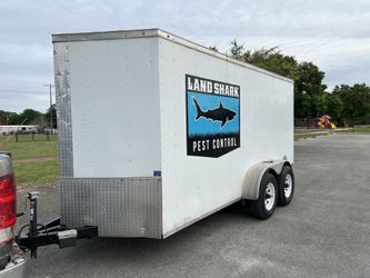 6x12 Double Axle Enclosed Trailer W/ Ramp Door