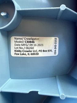 Kiddy Crawler Crawligator Baby Crawling Toy/Aid