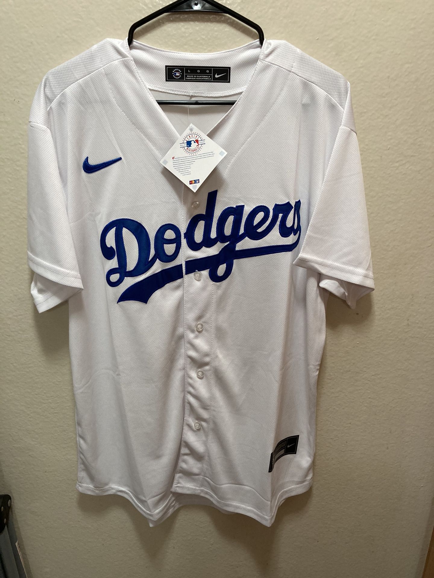 Large Dodgers jersey never worn