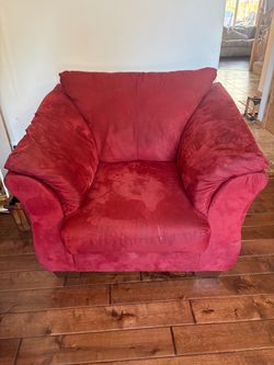 FREE oversized red chair
