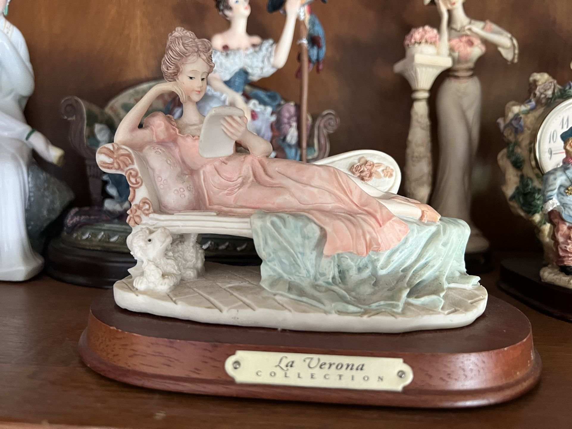 Antique Woman On Sofa European