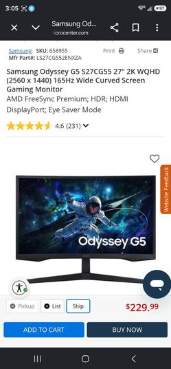 Samsung Odyssey Monitor