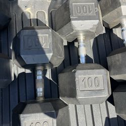 100lb Dumbbells 