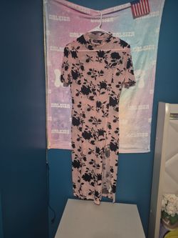 CBR Floral Midi Dress Short Sleeve