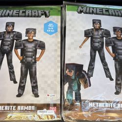 Kids Minecraft Netherite Costume