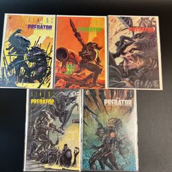 Aliens vs Predator #0 1 2 3 4 Complete 1990 Dark Horse Set Phill Norwood 0-4