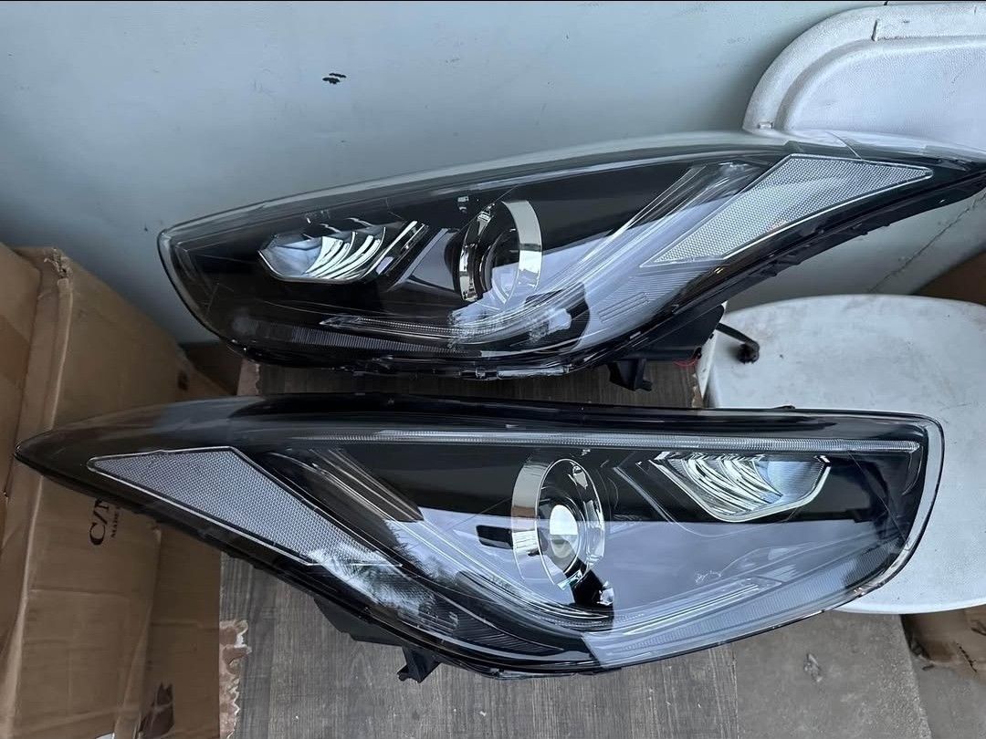 11-16 HYUNDAI ELANTRA LED HEADLIGHTS FAROS CALAVERAS MICAS LUCES