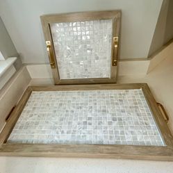 Handcrafted Mother of pearl Ottoman / Serving Trays
