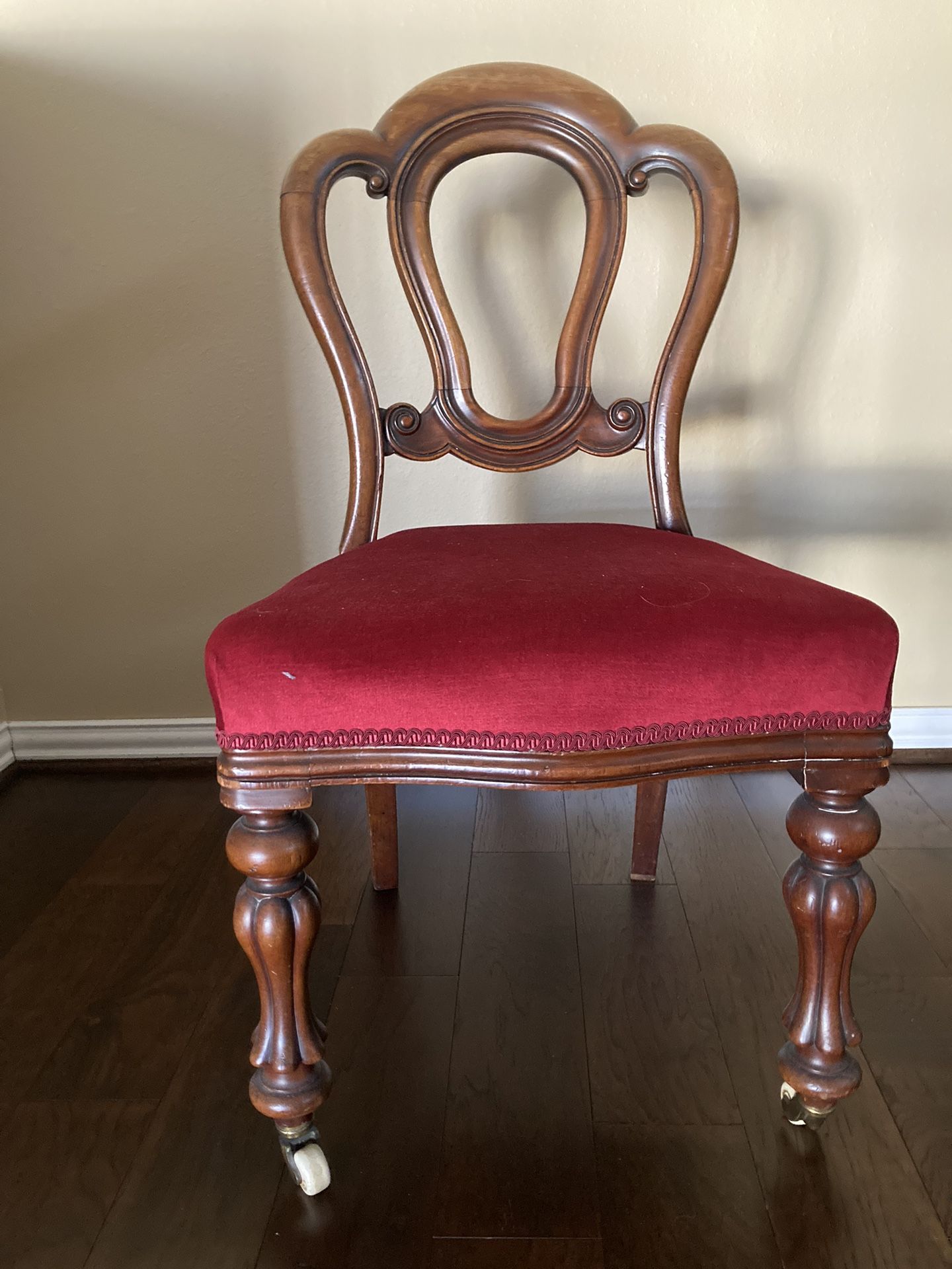 Six Antique Dining Room Chairs (from England) - MUST SELL