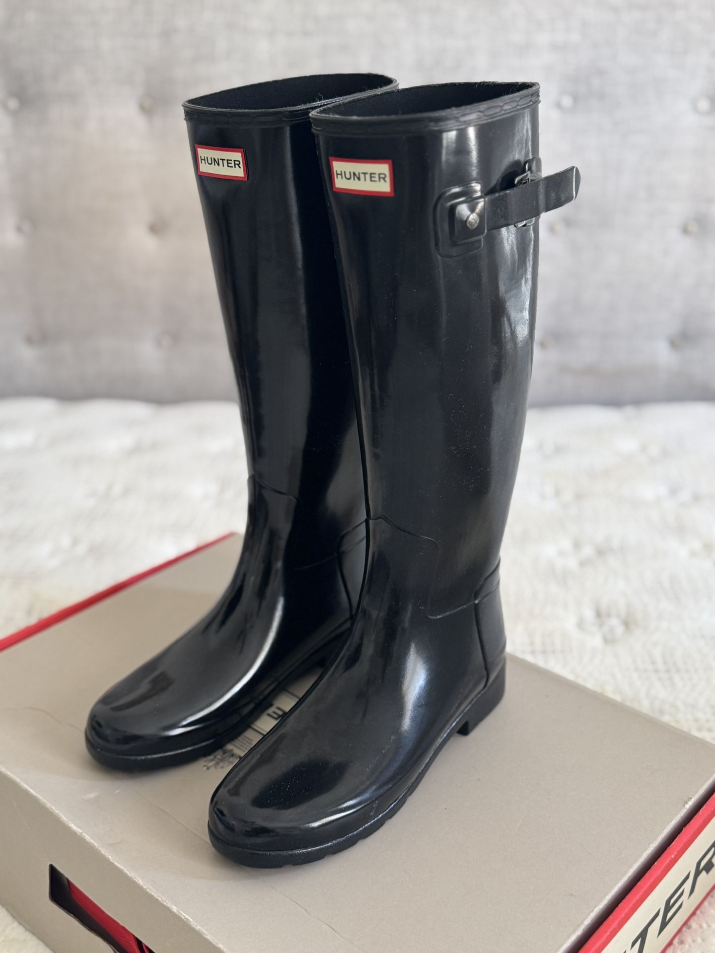 HUNTER Rain Boots Tall Gloss