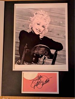 Signed Dolly Parton Picture Original 8x10 Photograph W/ R7M COA